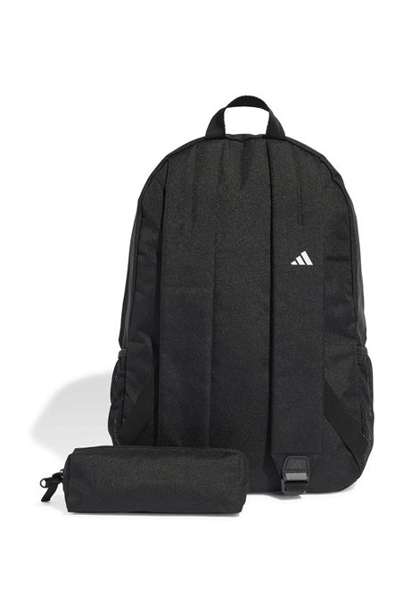 Adidas Classic 3 Bar Logo Backpack with Pencil Case Black White Unisex ADIDAS CORE | Backpacks | JI8081-